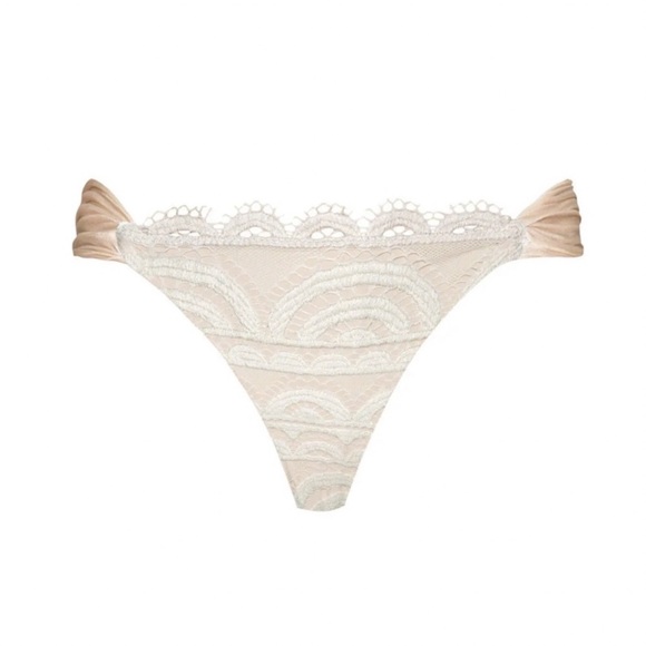 PQ Swim Other - PQ Swim Elegant Cream Lace High Rise Bikini Bottom